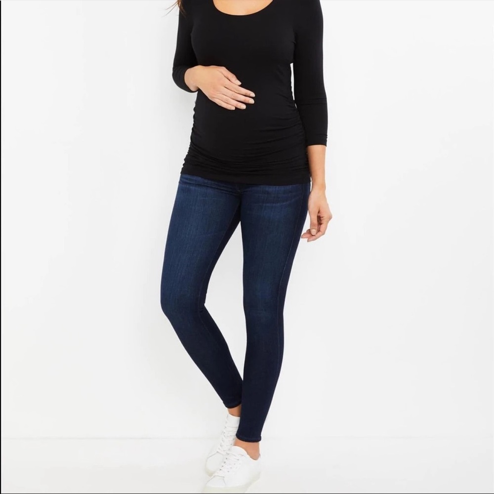Adriano Goldschmied Blue Skinny Maternity jeans